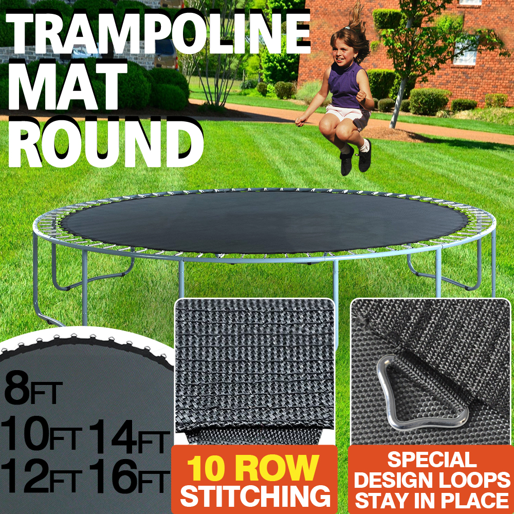 Replacement Trampoline Mat Round Outdoor Spring Spare 8/10/12/14/15